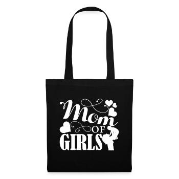 Mother's Day Mom Of Girls - Tote Bag - black - Front