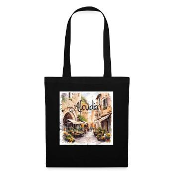 Alcudia Mallorca - Sac en tissu - noir - Devant