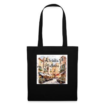 Alcudia Mallorca - Sac en tissu - noir - Devant