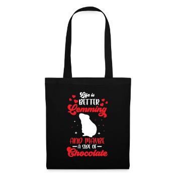 Lemmings and Chocolate Vole Lemming - Tote Bag - black - Front