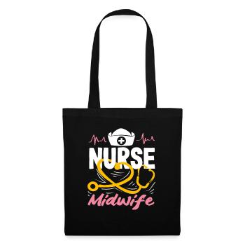 Nurse Midwife Design - Tote Bag - black - Front