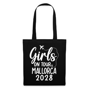 Filles en tournée à Majorque 2028 - Sac en tissu - noir - Devant