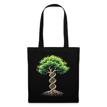 DNA Tree of Life - Tote Bag - black - Front