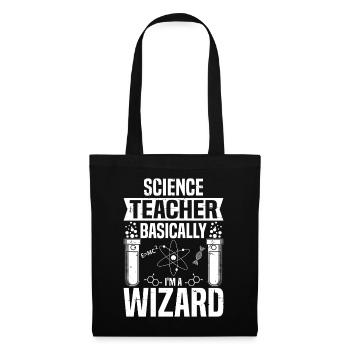 En gros, je suis un sorcier drôle de professeur de sciences - Sac en tissu - noir - Devant