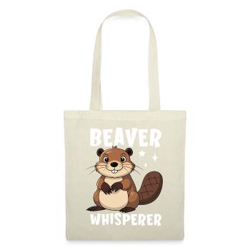 Beaver Whisperer - Stoffbeutel - Natur - Vorne