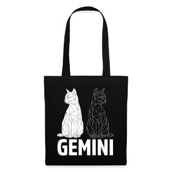 Gémeaux - Sac en tissu - noir - Devant