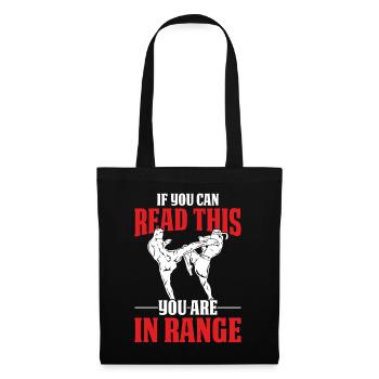 If You Can Read This You Are In Range Mixed - Tote Bag - black - Front