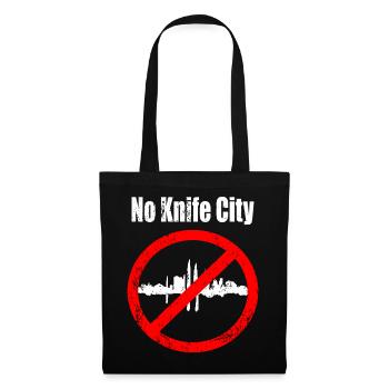 No Knife City - Tote Bag - black - Front