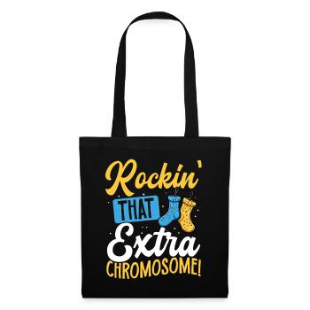 Rockin' That Extra Chromosome Fun Down Syndrome - Tote Bag - black - Front