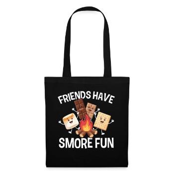 Funny Smores Toasted Marshmallow Graham Crackers - Tote Bag - black - Front