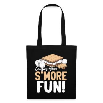 Marshmallow Smores Funny Cousin Graham Crackers - Tote Bag - black - Front