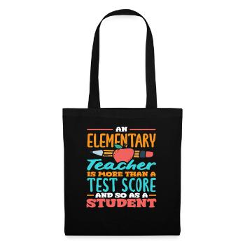 Primary school teacher is more than just a test result - Tote Bag - black - Front