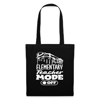 Primary School Teacher Mode From Adventure - Tote Bag - black - Front