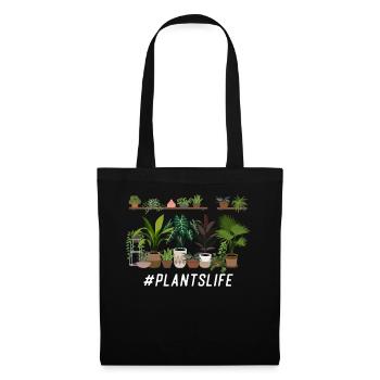 Plant Lover Gardening #Plantslife - Stoffbeutel - Schwarz - Vorne
