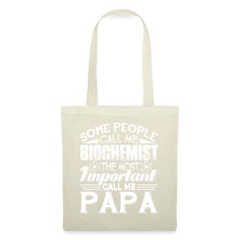 Biochemist Biochemist Papa - Tote Bag - nature - Front