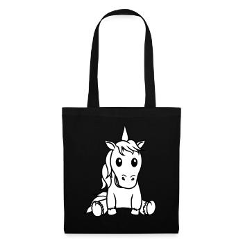 Unicorn Unicorns Mythical Creature Child Children - Tote Bag - black - Front