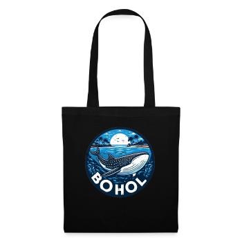 Bohol Walhai - Stoffbeutel - Schwarz - Vorne