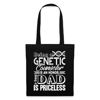 Genetic Counselor Genetic Counselor Dad - Tote Bag - black - Front