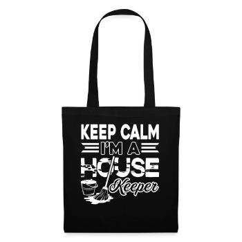 Housekeeper Keep Calm I am A Housekeeper - Tote Bag - black - Front
