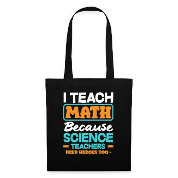 Math Teacher Math Gift - Tote Bag - black - Front