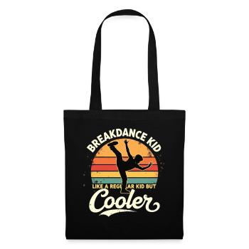 Breakdance Kid Breakdancer Retro Dance B-Boys - Sac en tissu - noir - Devant