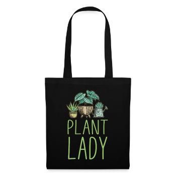 Plant Lover Gardening Plant Lady - Stoffbeutel - Schwarz - Vorne