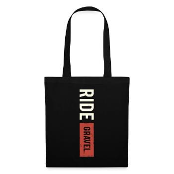 Gravel Bike Gravel Bike Gravel Bike Fans & Cyclists - Tote Bag - black - Front