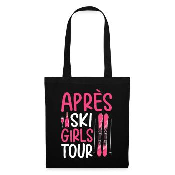 Après-ski pour filles - Sac en tissu - noir - Devant