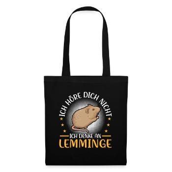Lemming Vole Think of Lemming - Tote Bag - black - Front