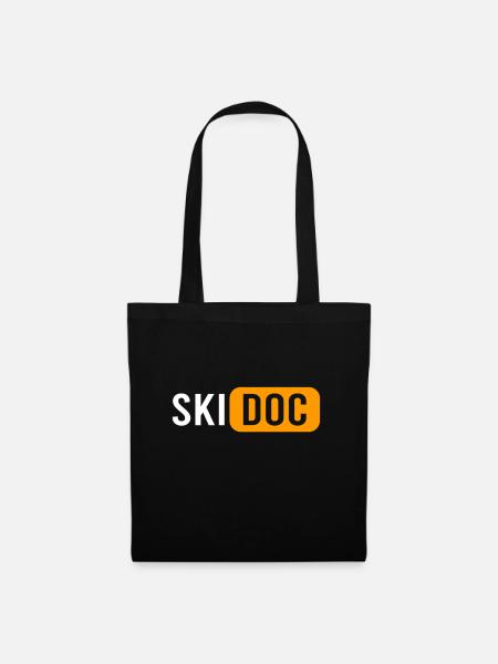 Ski Doc Wintersport - Stoffbeutel - Schwarz