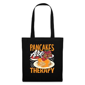 Les crêpes sont un plaisir thérapeutique - Sac en tissu - noir - Devant