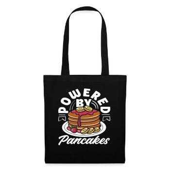 Powered by Pancakes Enjoyment - Tote Bag - black - Front