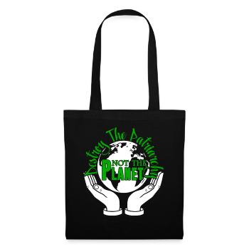 Earth Day Don't Destroy The Planet Earth - Tote Bag - black - Front