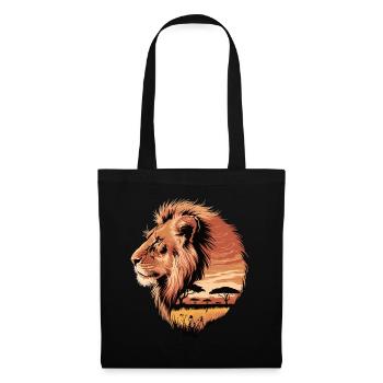Majestic Lion – African Savannah - Tote Bag - black - Front