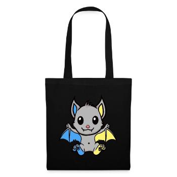 Halloween Bat Bats Child Kids - Tote Bag - black - Front