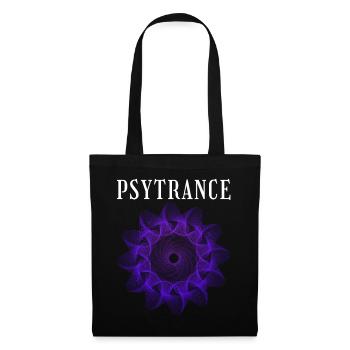 Techno House Party EDM Festival Goa Rave Psytrance - Stoffbeutel - Schwarz - Vorne