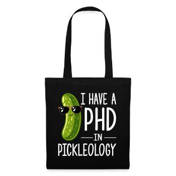 Dill Pickle I'm one of the pickles - Tote Bag - black - Front