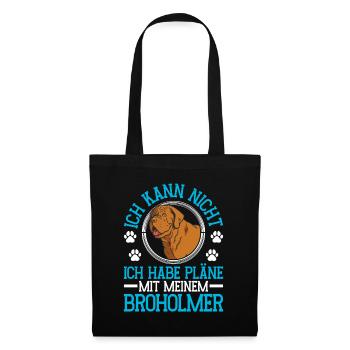 Plans Broholmer avec mon Broholmer - Sac en tissu - noir - Devant