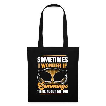 Lemmings Thinking of Me Vole Lemming - Tote Bag - black - Front