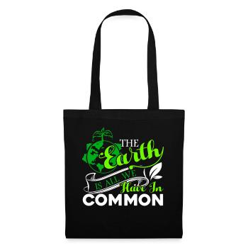 Earth Day The Earth Is All We Have - Tote Bag - black - Front
