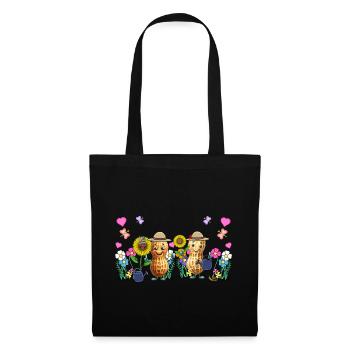 Peanut Gardener Spring Summer Peanuts Kids - Tote Bag - black - Front