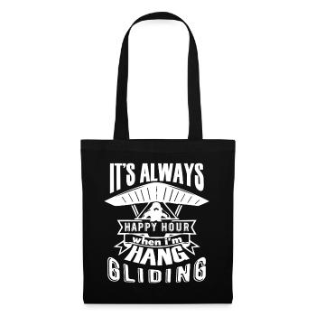 Hang Gliding Hang Gliding Happy Hour - Tote Bag - black - Front