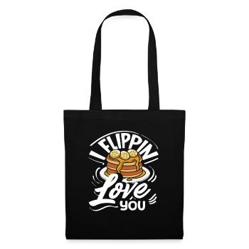 Pancakes I Love You Flippin - Tote Bag - black - Front