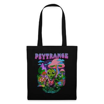 Techno House Party EDM Festival Goa Rave Psytrance - Stoffbeutel - Schwarz - Vorne