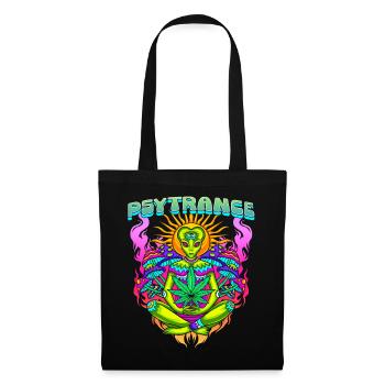 Techno House Party EDM Festival Goa Rave Psytrance - Stoffbeutel - Schwarz - Vorne
