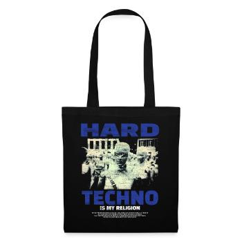 Techno House Party EDM Festival Goa Electro Rave - Stoffbeutel - Schwarz - Vorne