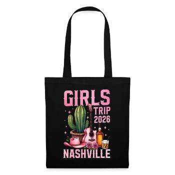 Voyage entre filles Nashville 2026 - Sac en tissu - noir - Devant