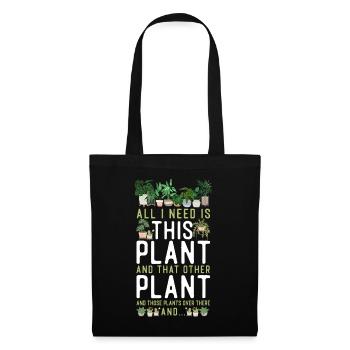 Plant Lover Gardening All I Need - Tote Bag - black - Front