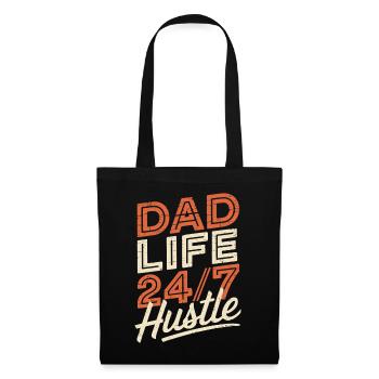 Geschenke Zum Vatertag Für Papa - Stoffbeutel - Schwarz - Vorne