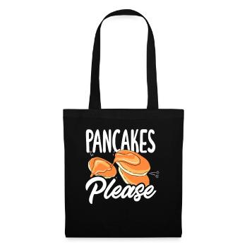 Pancakes please for breakfast lovers - Tote Bag - black - Front